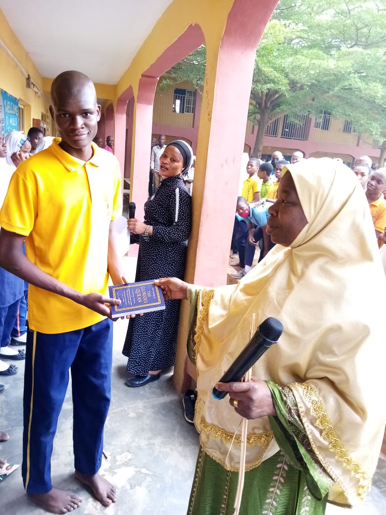 Presentation Of Gifts To The Students Who Represented 