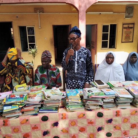 PRESENTATION OF BOOKS DONATED TO MOLEK SCHOOLS BY PRINCESS JANET ARINLADE AKINOLA  