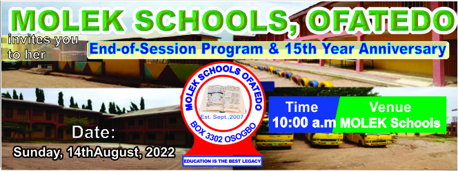 End Of Session Program & 15th Year Anniversary